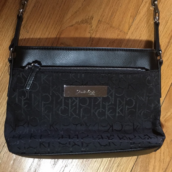 Calvin Klein Handbags - Calvin Klein black monogram crossbody